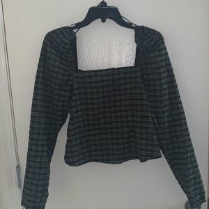 H&M Cropped Shirt